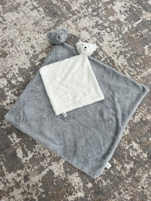 Snugglzzz Blanket Grey & Comforter White